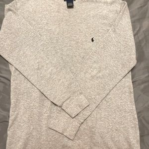 Mens xl grey waffle long sleeve/ Ralph Lauren